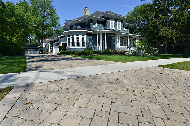 Residential Paver Driveway in Hollywood Park, TX